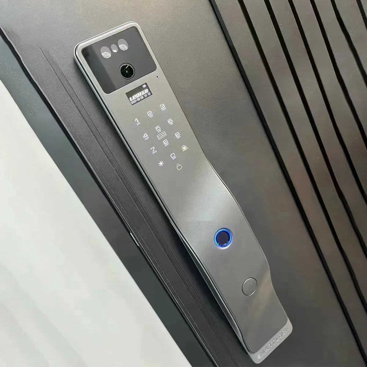 003 3D Face Recognition Fully Automatic Smart Door Lock With Camera Fingerprint Magnetic Card Password Key Unlock
003 3D Face Recognition Fully Automatic Smart Door Lock With Camera Fingerprint Magnetic Card Password Key Unlock