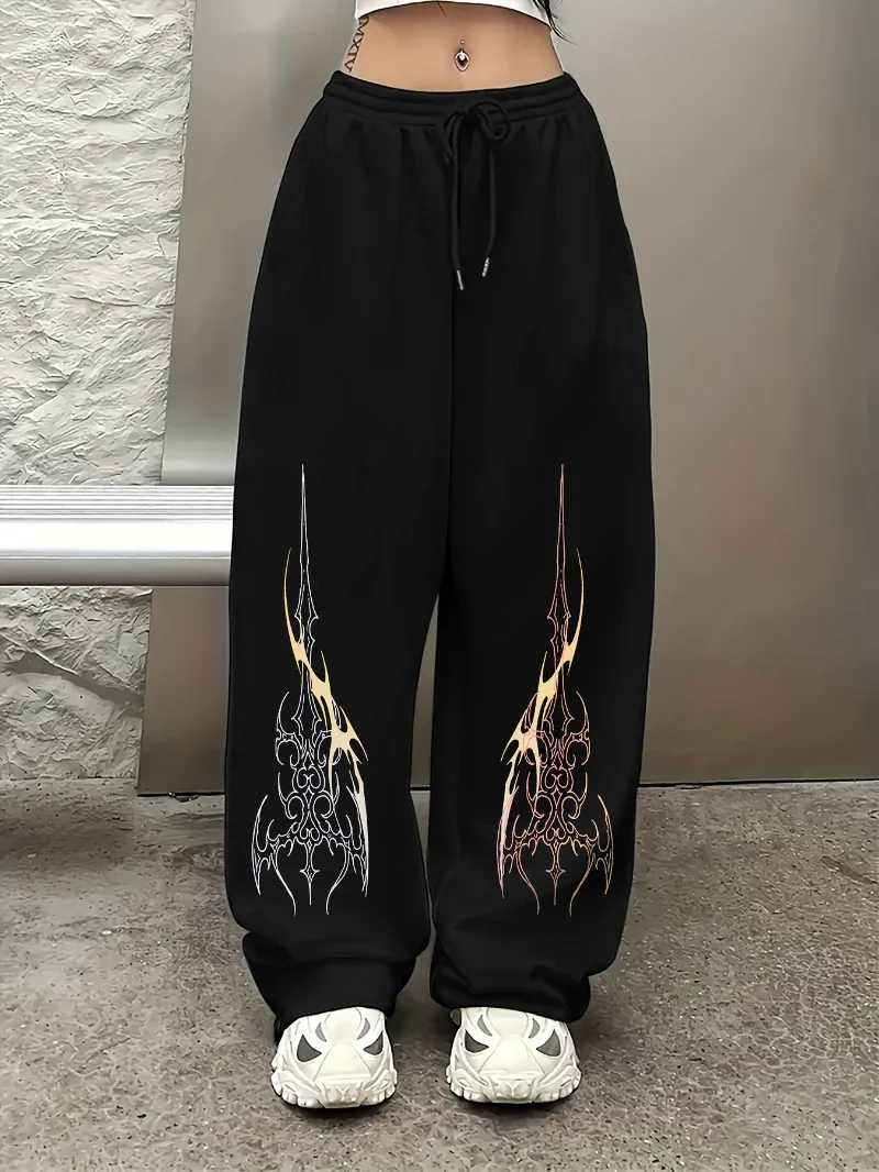Casual Printed Joggers Polyester 100% Knit Fabric, Slight Stretch, Drawstring Elastic Waist, Straight Leg Pants for Spring/Fall
Casual Printed Joggers Polyester 100% Knit Fabric, Slight Stretch, Drawstring Elastic Waist, Straight Leg Pants for Spring/Fall