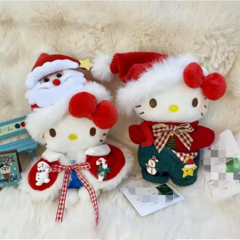 10cm Cute Cartoon Kawaii Christmas and New Year Series HelloKitty Plush Doll Keychain Bag Pendant Toy Gift
10cm Cute Cartoon Kawaii Christmas and New Year Series HelloKitty Plush Doll Keychain Bag Pendant Toy Gift