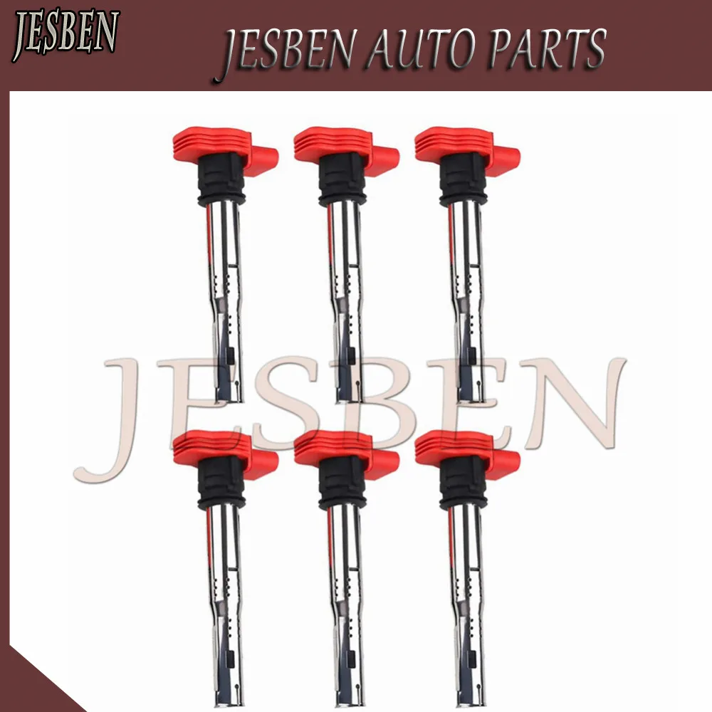 6PCS 06E905115E 07K905715F Ignition Coil Fit For AUDI A4 A5 A6 Avant A7 A8 Q5 Q7 CAYENNE 2.4 2.8 3.0 3.2 FSI quattro 2004-2016
6PCS 06E905115E 07K905715F Ignition Coil Fit For AUDI A4 A5 A6 Avant A7 A8 Q5 Q7 CAYENNE 2.4 2.8 3.0 3.2 FSI quattro 2004-2016