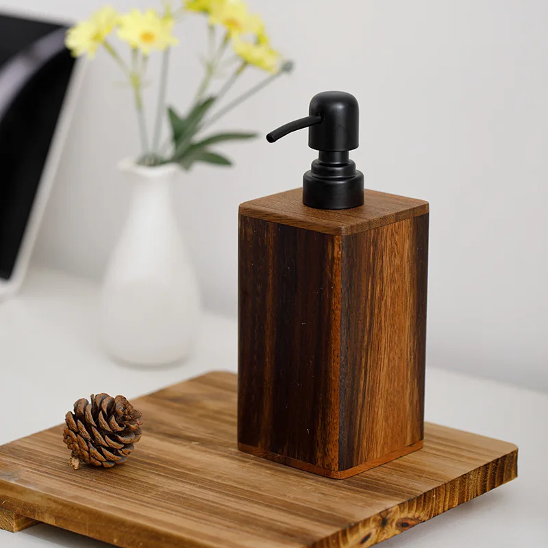 Creative Walnut Wood Press Lotion Bottle Refillable Empty Bottle Hotel Hand Soap Body Wash Soap Dispenser Bathroom Accessory
Creative Walnut Wood Press Lotion Bottle Refillable Empty Bottle Hotel Hand Soap Body Wash Soap Dispenser Bathroom Accessory