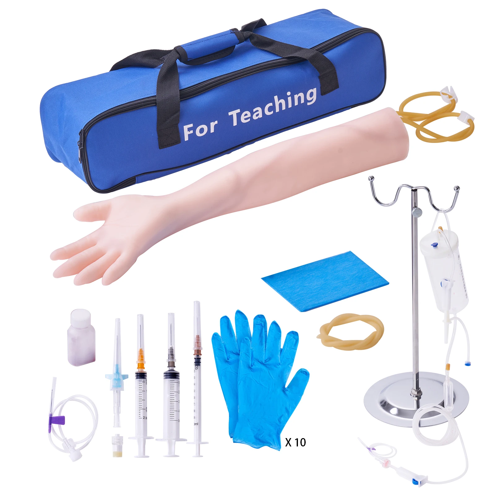 VEVOR Phlebotomy Practice Kit IV Venipuncture Intravenous Training Kit with Carrying Bag Practice IV Skills for Students
VEVOR Phlebotomy Practice Kit IV Venipuncture Intravenous Training Kit with Carrying Bag Practice IV Skills for Students