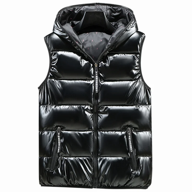 2023 New Fashion Autumn Winter Cotton Vests Men Hat Detachable Thick Warm Sleeveless Jacket Black Vest Hooded Waistcoat
2023 New Fashion Autumn Winter Cotton Vests Men Hat Detachable Thick Warm Sleeveless Jacket Black Vest Hooded Waistcoat