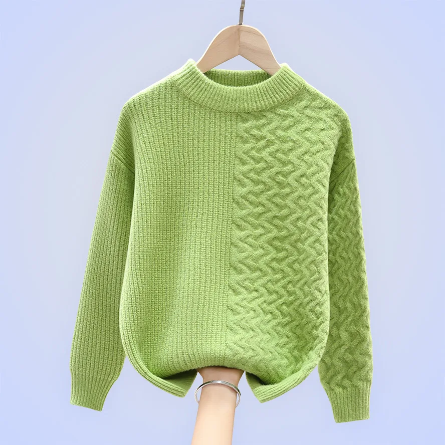 Boys Sweater 2023 Autumn Winter Fashion Patchwork Pattern Kids Knitted Warm Pullovers For Children's Age 4-15 Years Clothes
Boys Sweater 2023 Autumn Winter Fashion Patchwork Pattern Kids Knitted Warm Pullovers For Children's Age 4-15 Years Clothes