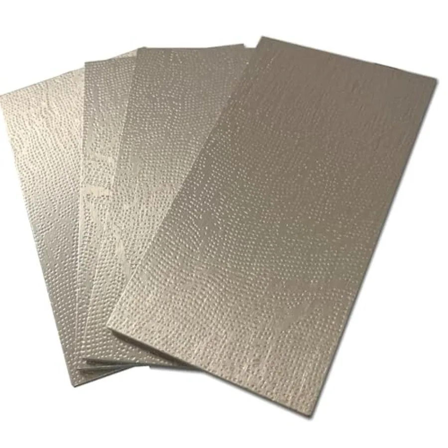 88-Piece Peel and Stick Backsplash Tile for Kitchen, Bathroom, Laundry Room, Stair Riser: PVC Aluminum Brushed Metal Silver Sel
88-Piece Peel and Stick Backsplash Tile for Kitchen, Bathroom, Laundry Room, Stair Riser: PVC Aluminum Brushed Metal Silver Sel