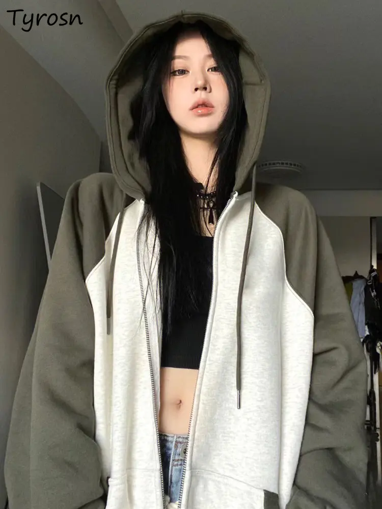 Hoodies Women Panelled Personality Loose Fashion Simple Patchwork Retro Streetwear All-match Autumn Korean Style Casual Hipster
Hoodies Women Panelled Personality Loose Fashion Simple Patchwork Retro Streetwear All-match Autumn Korean Style Casual Hipster