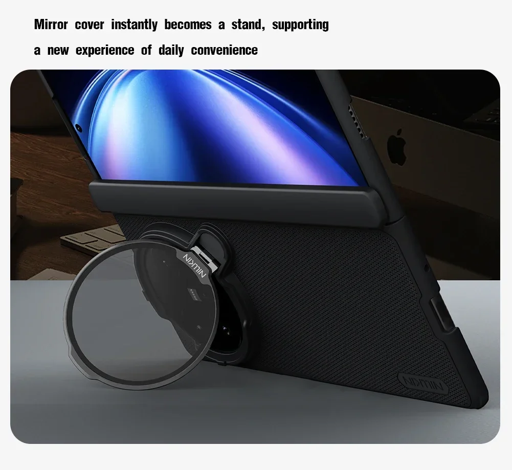Nillkin For Vivo X Fold 5 5G Case Super Frosted Shield Prop Fold Transparent Camera Stand Soft Frame Lens Cover Protection
Nillkin For Vivo X Fold 5 5G Case Super Frosted Shield Prop Fold Transparent Camera Stand Soft Frame Lens Cover Protection