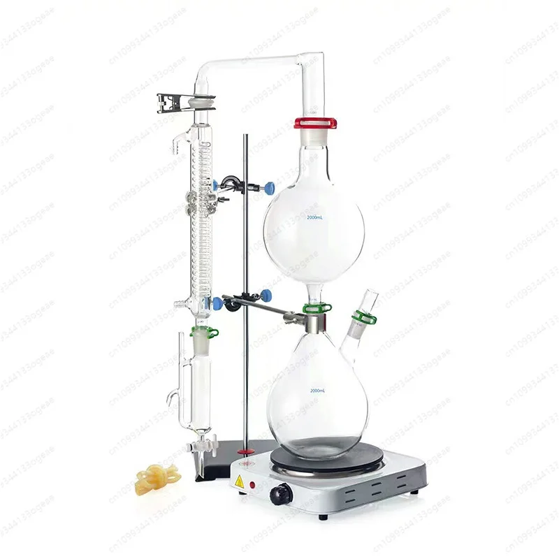 Устройство сепаратора для извлечения масла Устройство для извлечения дистилляции эфирного масла Полный набор лабораторного парового стекла все еще
Устройство сепаратора для извлечения масла Устройство для извлечения дистилляции эфирного масла Полный набор лабораторного парового стекла все еще