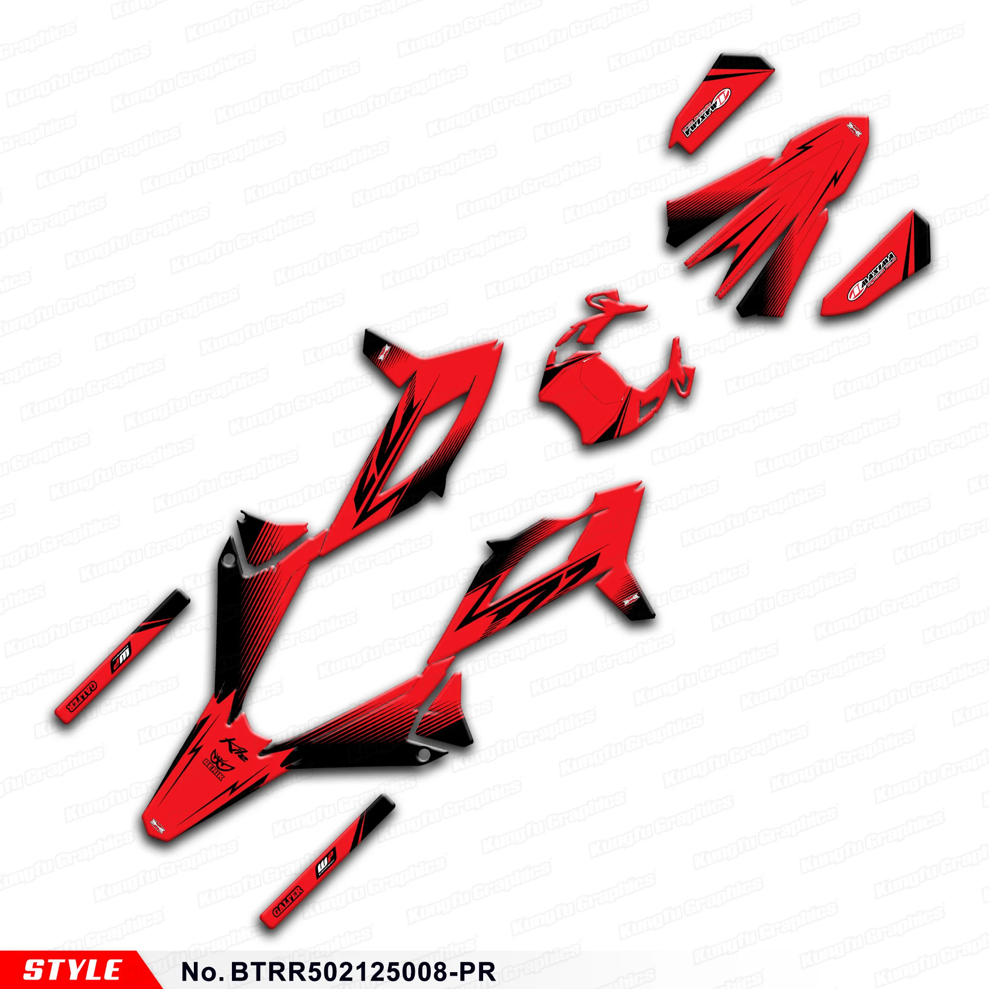 JY RACING Graphics Decal Kit Durable Vinyl for BETA RR 50 Race 2021 2022 2023 2024 2025, BTRR502125008-PR
JY RACING Graphics Decal Kit Durable Vinyl for BETA RR 50 Race 2021 2022 2023 2024 2025, BTRR502125008-PR