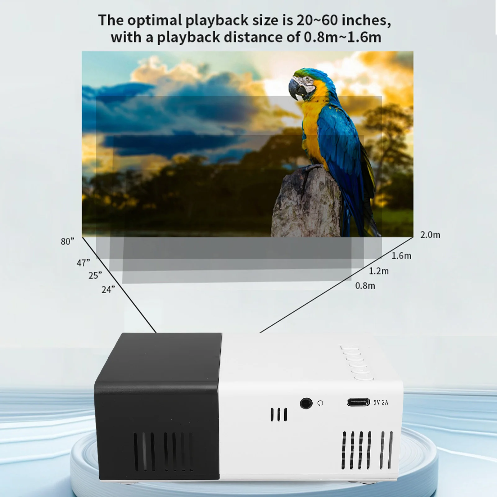 Проектор Светодиодный проектор HD Мультимедийный интерфейс Стереодинамик Автоматическая коррекция Keystone 1080P HD с дистанционным управлением для телефонов
Проектор Светодиодный проектор HD Мультимедийный интерфейс Стереодинамик Автоматическая коррекция Keystone 1080P HD с дистанционным управлением для телефонов