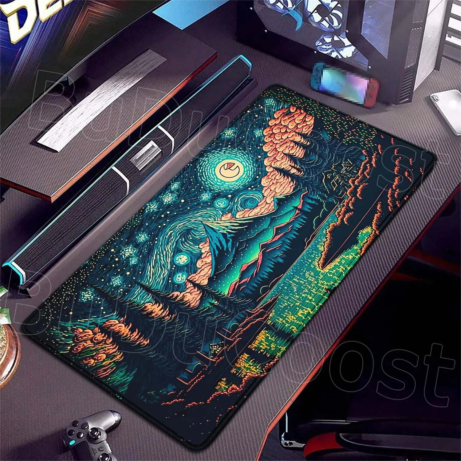 HD Print Starry Night MousePad Non-Slip Rubber Large Laptop Computer Gamer Keyboard Mouse Pad Desk Mat Office Desktop Decoration
HD Print Starry Night MousePad Non-Slip Rubber Large Laptop Computer Gamer Keyboard Mouse Pad Desk Mat Office Desktop Decoration