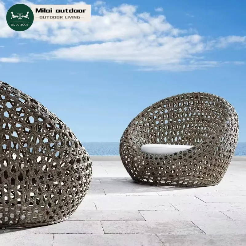 New Personality Design Outdoor Garden Rattan Single Sofa Hotel Balcony Villa Courtyard Modern Rattan Furniture
New Personality Design Outdoor Garden Rattan Single Sofa Hotel Balcony Villa Courtyard Modern Rattan Furniture
