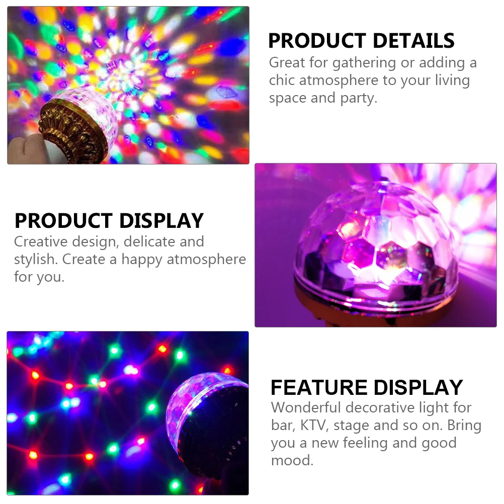 1pc Led Rotating Stage Light Disco Dj Golden Colorful Night Light For Bar Ktv Living Room Decoration Party Ball Lamp Gift
1pc Led Rotating Stage Light Disco Dj Golden Colorful Night Light For Bar Ktv Living Room Decoration Party Ball Lamp Gift