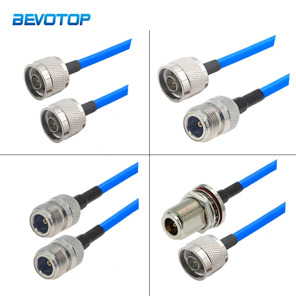 1Pcs N Type Male Plug to N Female Jack RF Connector RG402 Blue Jacket Semi Flexible Low Loss 50 Ohm Coaxial Cable 15CM-20M
1Pcs N Type Male Plug to N Female Jack RF Connector RG402 Blue Jacket Semi Flexible Low Loss 50 Ohm Coaxial Cable 15CM-20M