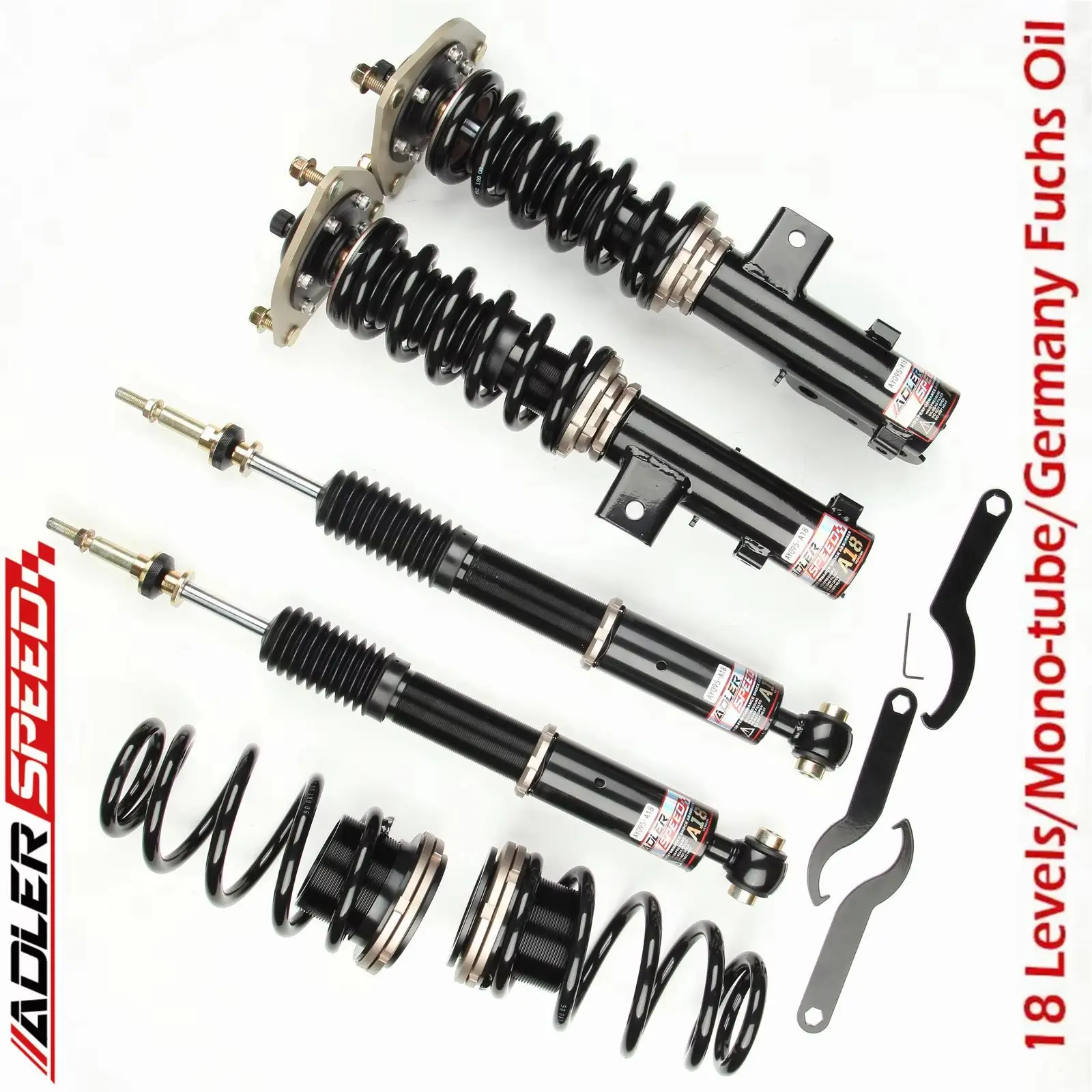 B ADLERSPEED 18 Way Damper Adjust Coilovers Lowering Suspension For Hyundai Elantra Sedan (AD) For Kia Forte Sedan (BD) 19-21
B ADLERSPEED 18 Way Damper Adjust Coilovers Lowering Suspension For Hyundai Elantra Sedan (AD) For Kia Forte Sedan (BD) 19-21