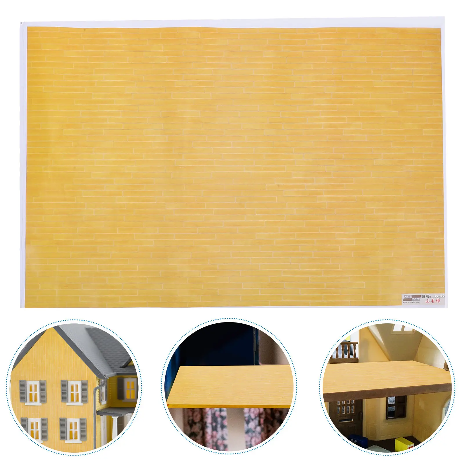 Mini House Flooring Sticker Self-Adhesive Wood Grain Floor Decal for Realistic Dollhouse Scene Decoration Miniature Floor Paper
Mini House Flooring Sticker Self-Adhesive Wood Grain Floor Decal for Realistic Dollhouse Scene Decoration Miniature Floor Paper