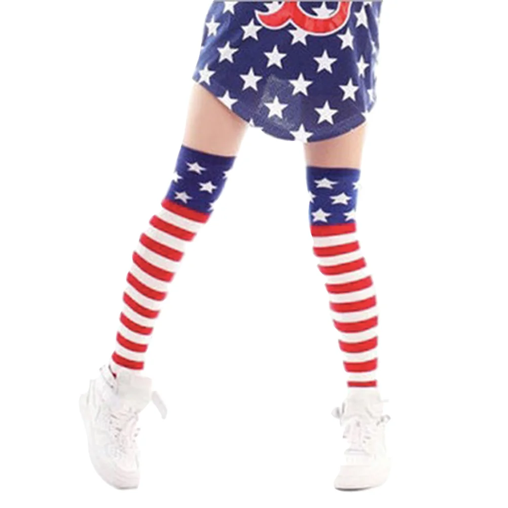 1 Pair American Flag Printed Hip Hop Style Over Knee Breathable Long Socks for Girls Free Size
1 Pair American Flag Printed Hip Hop Style Over Knee Breathable Long Socks for Girls Free Size