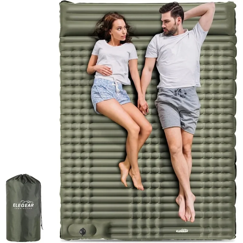Elegear Double Sleeping Pad Camping,Built-in Foot Pump Camping Sleeping Mat Backpacking,Hiking
Elegear Double Sleeping Pad Camping,Built-in Foot Pump Camping Sleeping Mat Backpacking,Hiking