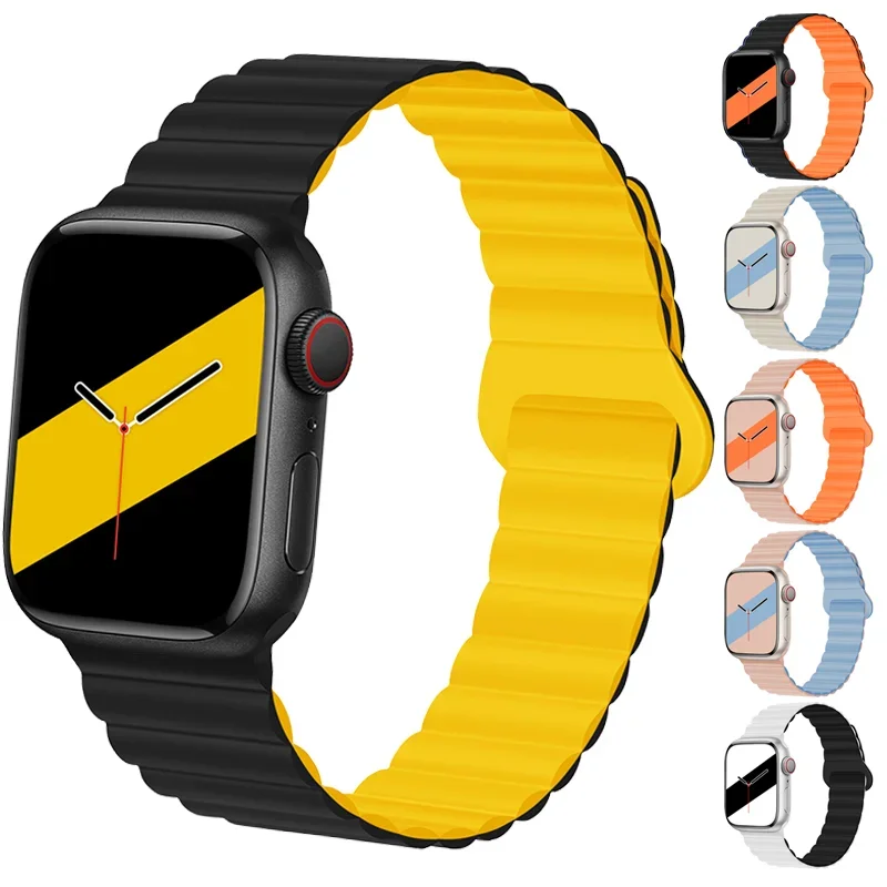 Магнитная петля для Apple Watch Ultra 2 1 49 мм, силиконовая для iWatch серии 10 9 8 7 6 5 4 3 Se 46 мм 45 мм 44 мм 42 мм 41 мм Браслет
Магнитная петля для Apple Watch Ultra 2 1 49 мм, силиконовая для iWatch серии 10 9 8 7 6 5 4 3 Se 46 мм 45 мм 44 мм 42 мм 41 мм Браслет