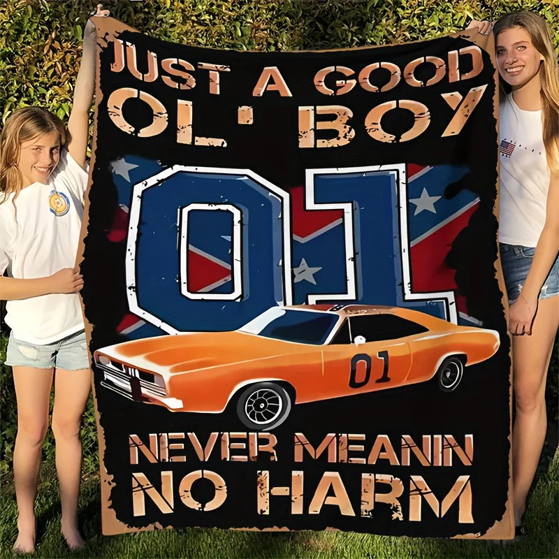 "Just a Good Ol' Boy 01 Never Meanin' No Harm" Soft Cozy Blanket - Perfect for Winter Warmth, Ideal Gift for Car Enthusiasts
"Just a Good Ol' Boy 01 Never Meanin' No Harm" Soft Cozy Blanket - Perfect for Winter Warmth, Ideal Gift for Car Enthusiasts