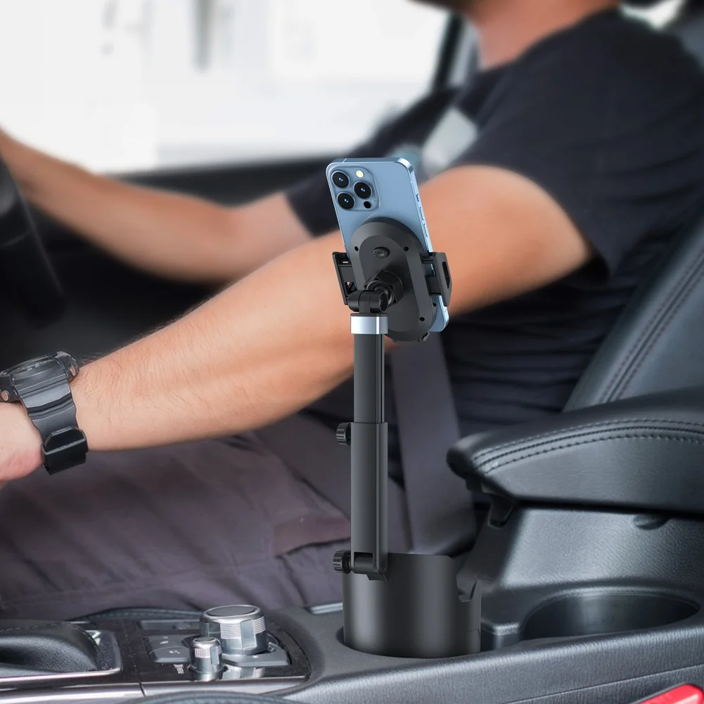 Вращающаяся на 360 градусов подставка для телефона для автомобильного подстаканника, регулируемое крепление для надежного посадки и стабильного позиционирования телефона
Вращающаяся на 360 градусов подставка для телефона для автомобильного подстаканника, регулируемое крепление для надежного посадки и стабильного позиционирования телефона