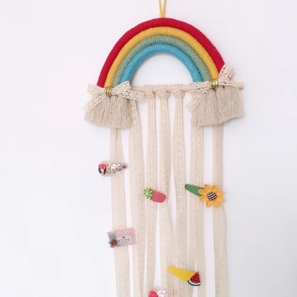 Rainbow Hairpin Hair Clip Holder Storage Organizer Girl Room Hanging Ornament Hair Accessories Storage Belt Decoration Wall Hang
Rainbow Hairpin Hair Clip Holder Storage Organizer Girl Room Hanging Ornament Hair Accessories Storage Belt Decoration Wall Hang