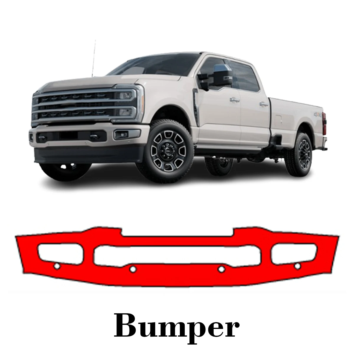 Car Precut Paint Protection Film Front Bumper Anti-scratch Exterior TPU PPF For Ford Super Duty 2023-2025
Car Precut Paint Protection Film Front Bumper Anti-scratch Exterior TPU PPF For Ford Super Duty 2023-2025
