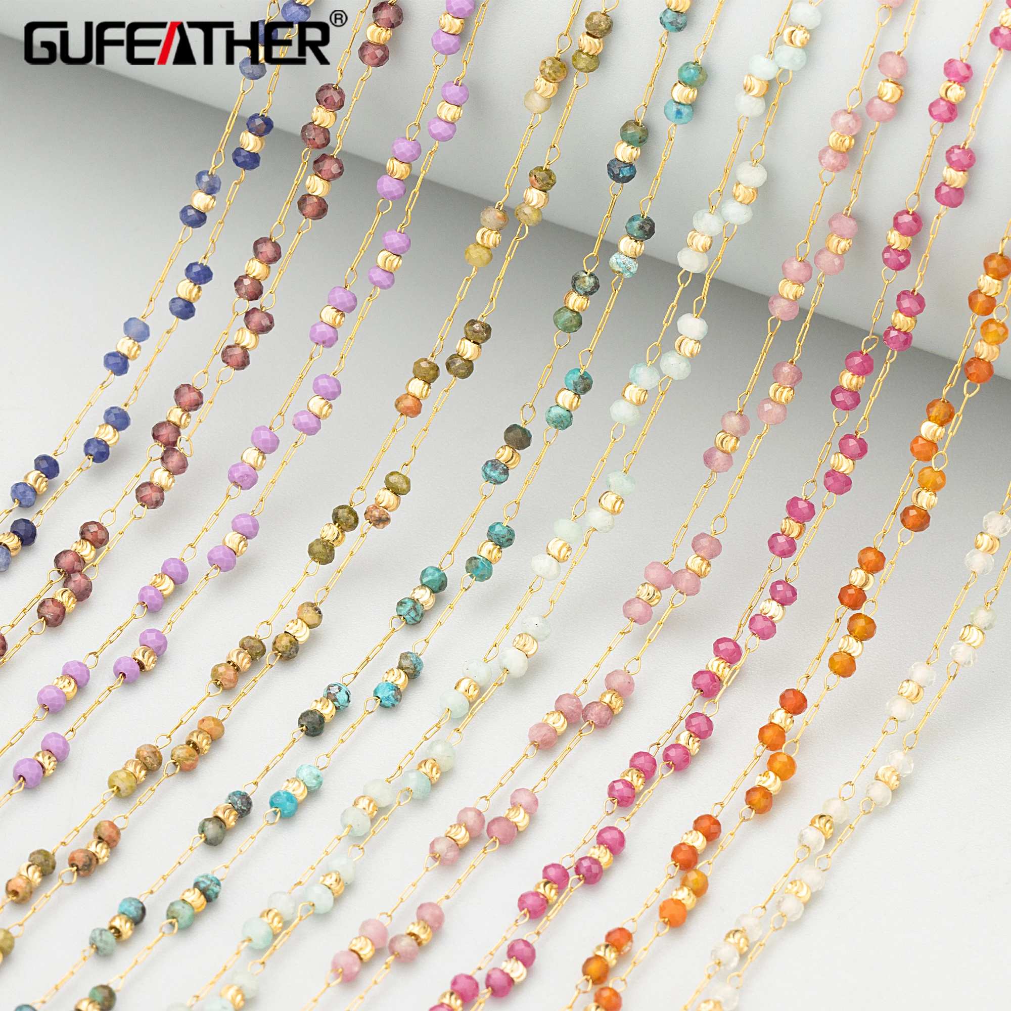 GUFEATHER C414, цепочка, нержавеющая сталь, натуральный камень, без никеля, ручная работа, подвески, изготовление ювелирных изделий, ожерелье-браслет своими руками, 1 м/лот
GUFEATHER C414, цепочка, нержавеющая сталь, натуральный камень, без никеля, ручная работа, подвески, изготовление ювелирных изделий, ожерелье-браслет своими руками, 1 м/лот