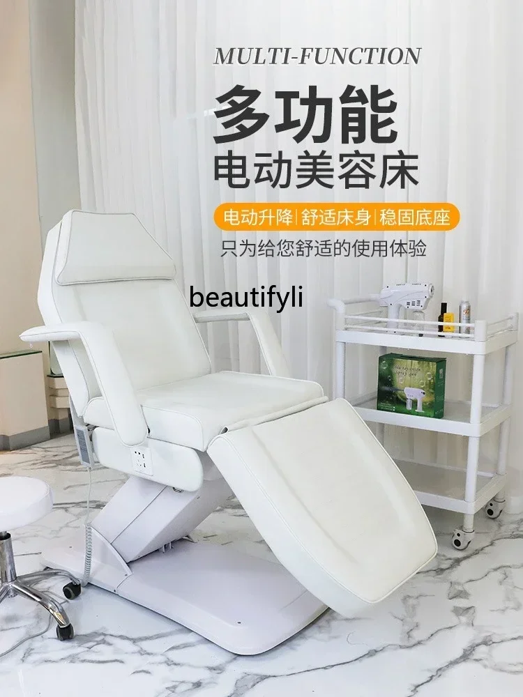 PP Electric Beauty Bed Multi-Function Automatic Eyelash Beauty Massage Couch Elevated Bed for Beauty Salon
PP Electric Beauty Bed Multi-Function Automatic Eyelash Beauty Massage Couch Elevated Bed for Beauty Salon