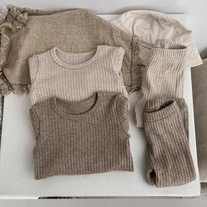 2025 Spring New Baby Long Sleeve Clothes Set Children Solid Tops + Pants 2pcs Suit Infant Girl Home Clothing Boy Toddler Outfits
2025 Spring New Baby Long Sleeve Clothes Set Children Solid Tops + Pants 2pcs Suit Infant Girl Home Clothing Boy Toddler Outfits