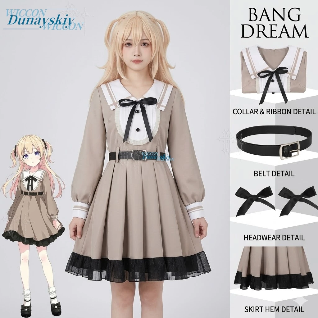 BanG Dream Shinomiya Natsuki Keyboardist JK Uniform Cosplay Costume Anime Cosplay School Uniform Suit Halloween Outfit for Woman
BanG Dream Shinomiya Natsuki Keyboardist JK Uniform Cosplay Costume Anime Cosplay School Uniform Suit Halloween Outfit for Woman