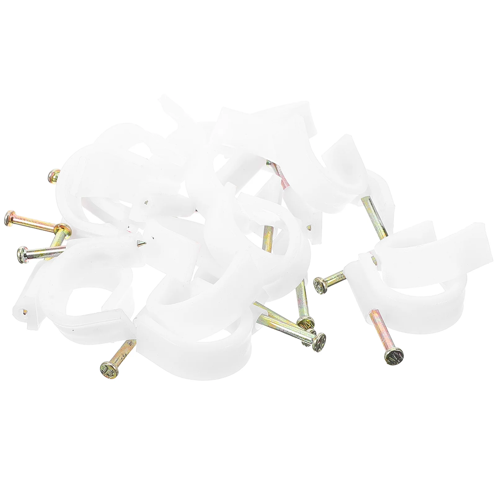 50 Pcs Giant Nail Tube Coax Cable Clamp Quick Release Pe Wire Clips for Electrical
50 Pcs Giant Nail Tube Coax Cable Clamp Quick Release Pe Wire Clips for Electrical