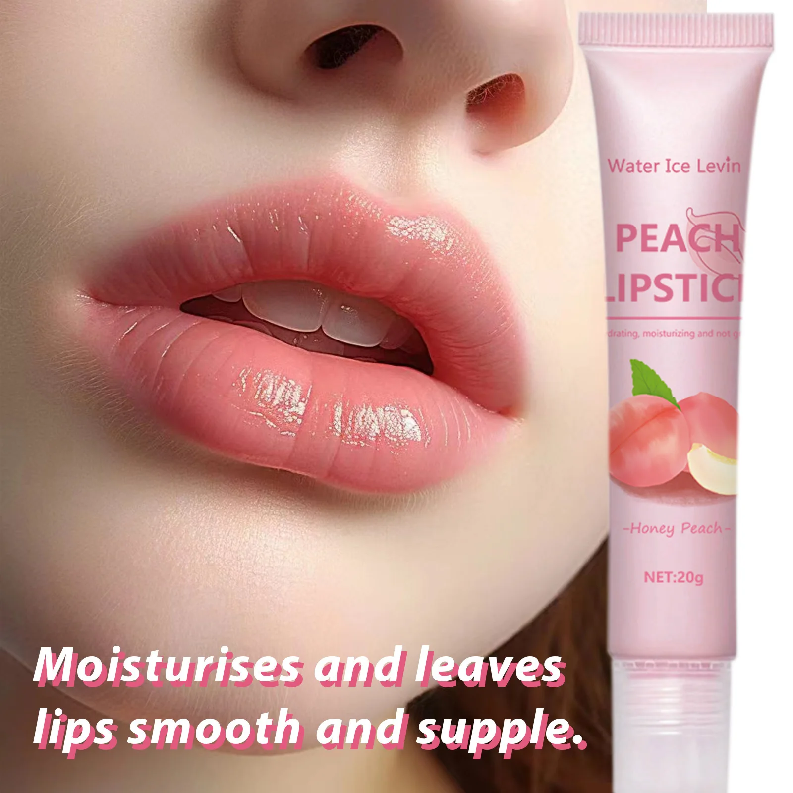 20g Peach lip balm Moisturizing and hydrating fading lip lines and anti-drying and cracking lipstick Skincare Makeup
20g Peach lip balm Moisturizing and hydrating fading lip lines and anti-drying and cracking lipstick Skincare Makeup