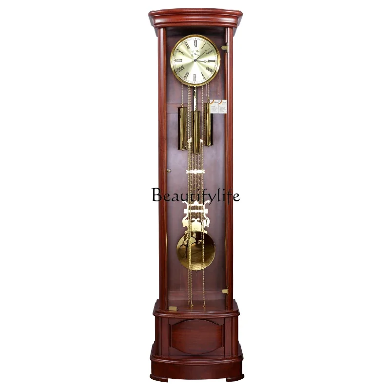 FG52European floor clock living room light luxury simple mahogany high-end floor clock
FG52European floor clock living room light luxury simple mahogany high-end floor clock