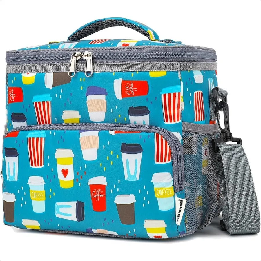 Insulated Lunch Bag for Adult Women Men Reusable Large Lunch Box Cooler Soft Leakproof Tote Thermal Meal Prep Lunch Pail with A
Insulated Lunch Bag for Adult Women Men Reusable Large Lunch Box Cooler Soft Leakproof Tote Thermal Meal Prep Lunch Pail with A