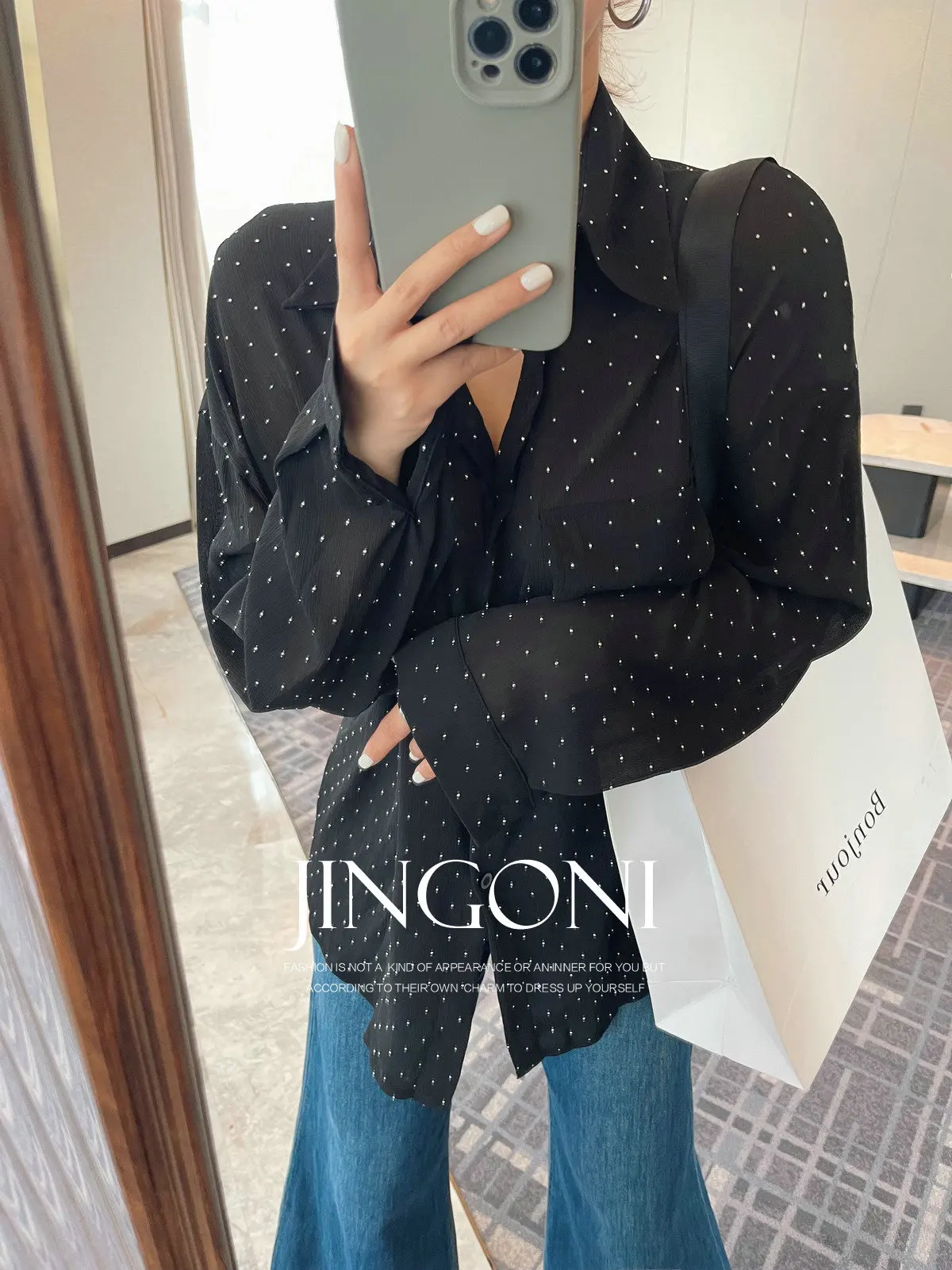 Black Diamond Shirts Blouses Woman Clothing 2024 Autumn Fall Y2K Korean Fashion Style New Elegant Long Sleeve Tops Oversize Crop
Black Diamond Shirts Blouses Woman Clothing 2024 Autumn Fall Y2K Korean Fashion Style New Elegant Long Sleeve Tops Oversize Crop