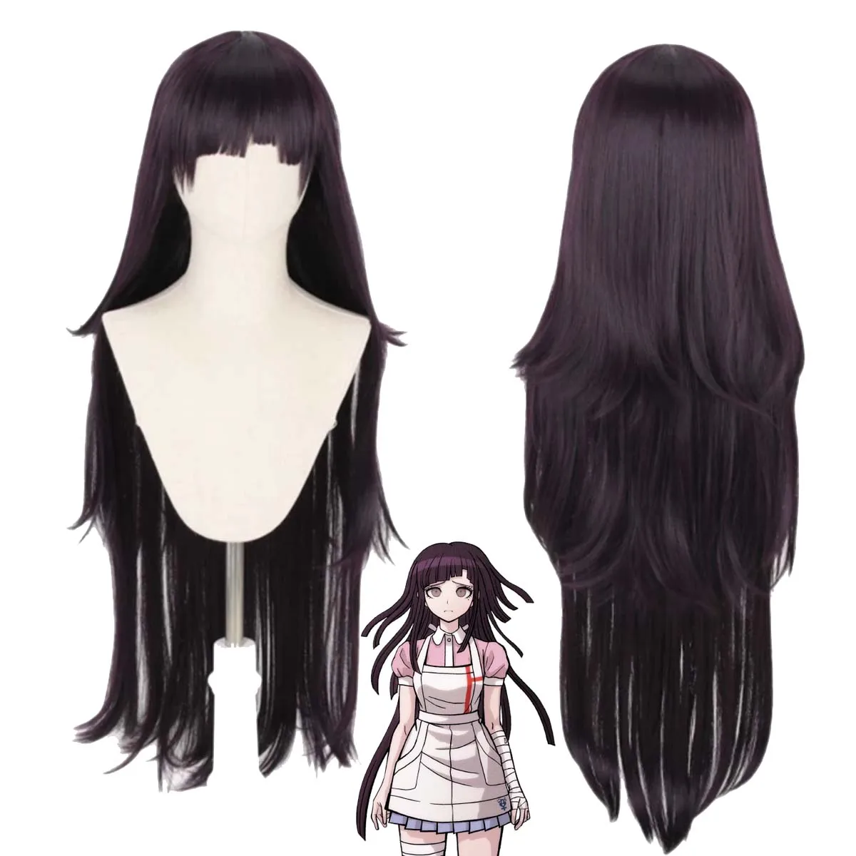 Женский длинный фиолетовый парик для вечеринки в честь Хэллоуина Dangan Ronpa Tsumiki Mikan
Женский длинный фиолетовый парик для вечеринки в честь Хэллоуина Dangan Ronpa Tsumiki Mikan
