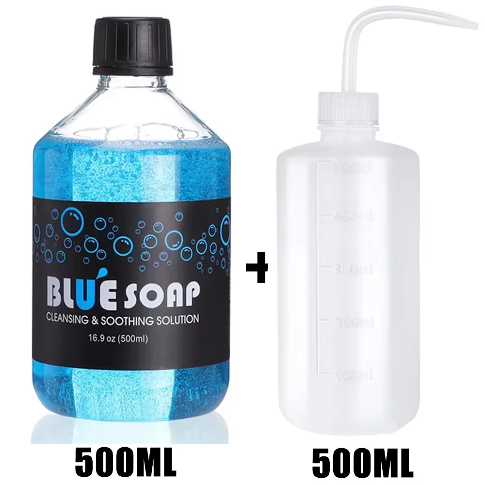 Tattoo Blue Soap Cleaning Soothing Solution Blue Algae Soap with Tattoo Wash Bottles Squeeze Dispenser Tattoo Accessories
Tattoo Blue Soap Cleaning Soothing Solution Blue Algae Soap with Tattoo Wash Bottles Squeeze Dispenser Tattoo Accessories