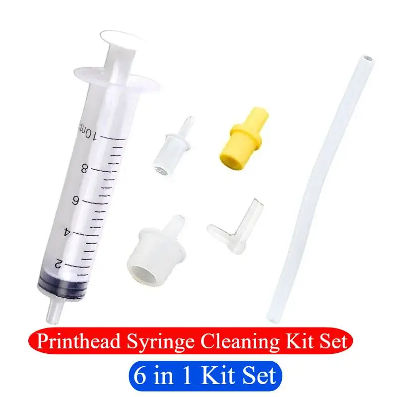 Printer Syring Printhead Syringe for Refilling Cartridge Kit Printhead Print Head Tool Pigment Dye Ink Clean Syringe Suction Set
Printer Syring Printhead Syringe for Refilling Cartridge Kit Printhead Print Head Tool Pigment Dye Ink Clean Syringe Suction Set