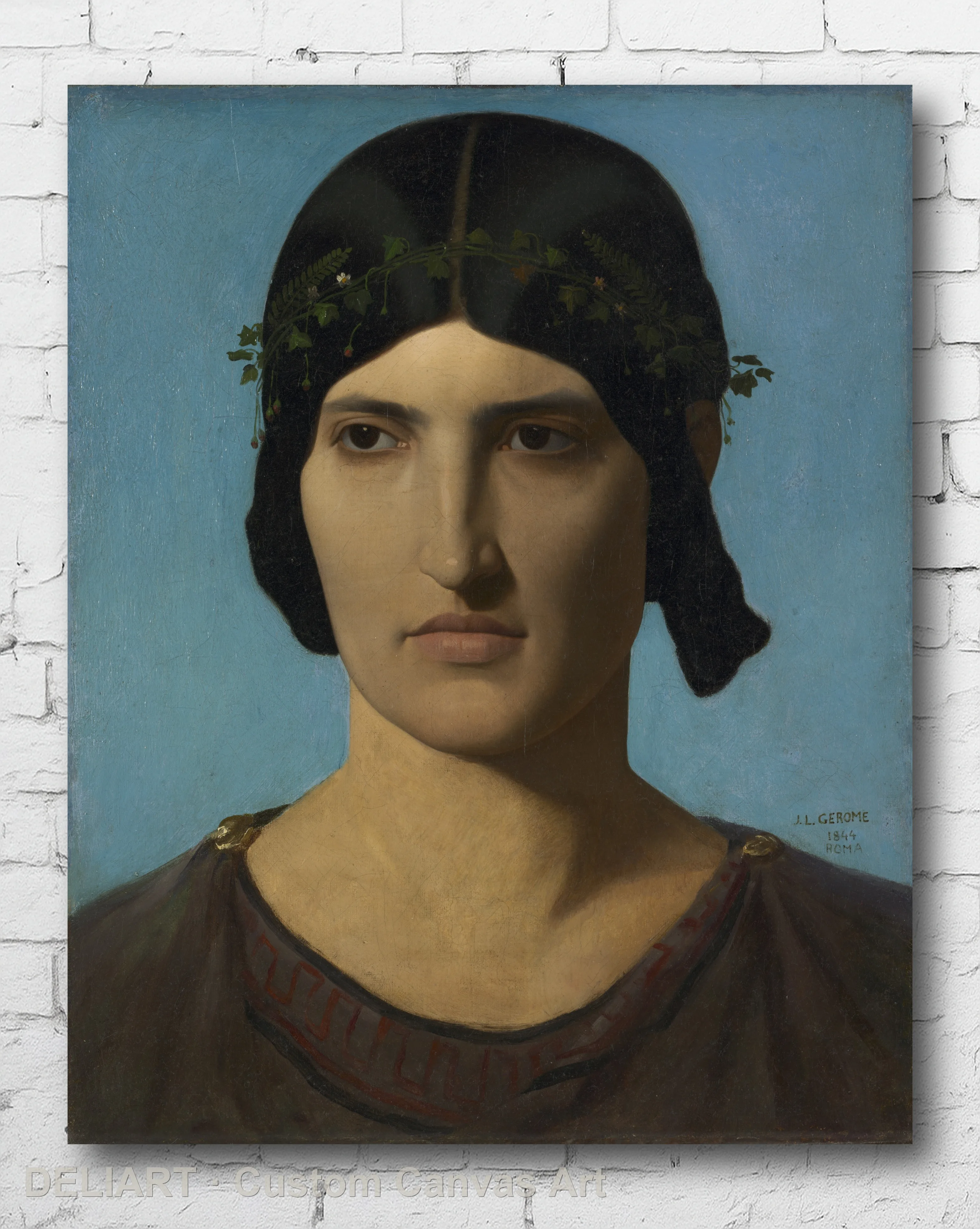 Head of an Italian Woman by Jean-Léon Gérôme - Vintage Travel Art Canvas Wall Art Poster Print Vintage Home Decor Unframed
Head of an Italian Woman by Jean-Léon Gérôme - Vintage Travel Art Canvas Wall Art Poster Print Vintage Home Decor Unframed