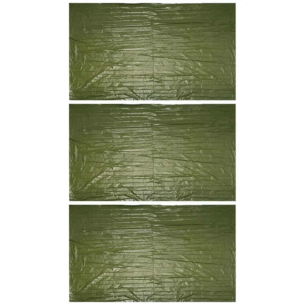 3Pcs Outdoor Survival Blanket Emergency Thermal Insulation Waterproof Camping Reflective Blanket First Aid Sun Protection
3Pcs Outdoor Survival Blanket Emergency Thermal Insulation Waterproof Camping Reflective Blanket First Aid Sun Protection