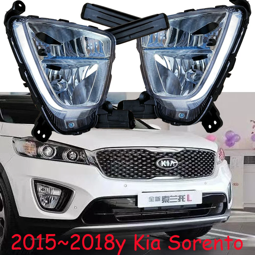 1pcs car bumper headlight for Kia Sorento daytime light 2015~2018y auto accessories headlamp for Kia sorento fog light
1pcs car bumper headlight for Kia Sorento daytime light 2015~2018y auto accessories headlamp for Kia sorento fog light