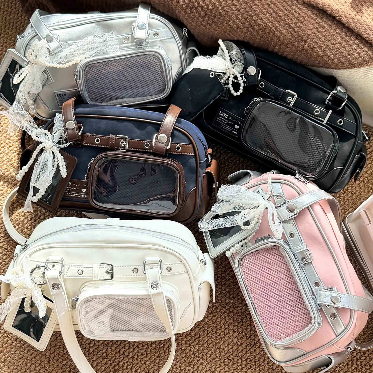 Original Daily Versatile Messenger Transparent Bag Female Purses and Handbags for Women's Bag
Original Daily Versatile Messenger Transparent Bag Female Purses and Handbags for Women's Bag
