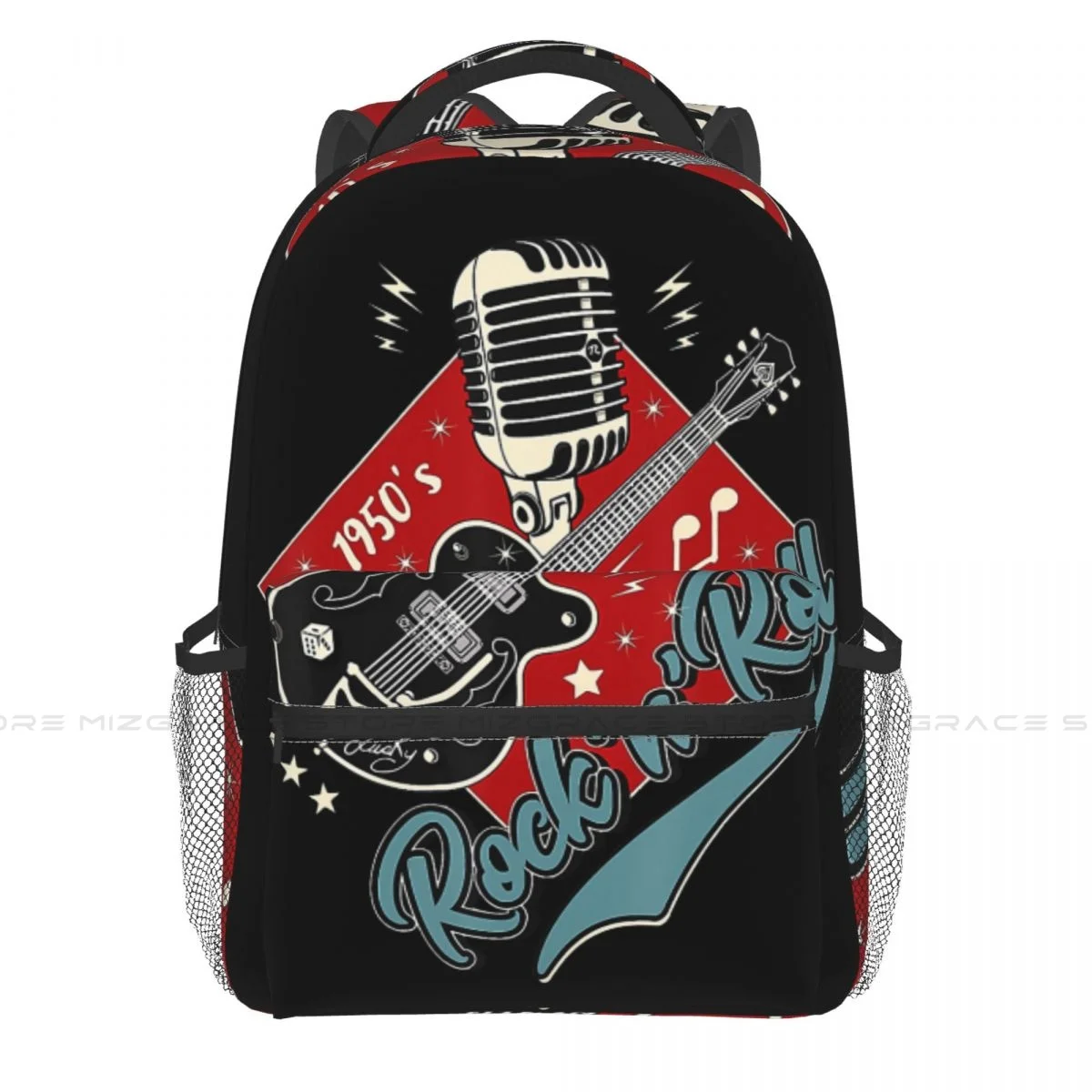 Casual School Bag 1950s Sock Hop Vintage Music Swing Greaser Travel Laptop Backpacks Rockabilly Rock Roll Rucksack for Teenager
Casual School Bag 1950s Sock Hop Vintage Music Swing Greaser Travel Laptop Backpacks Rockabilly Rock Roll Rucksack for Teenager