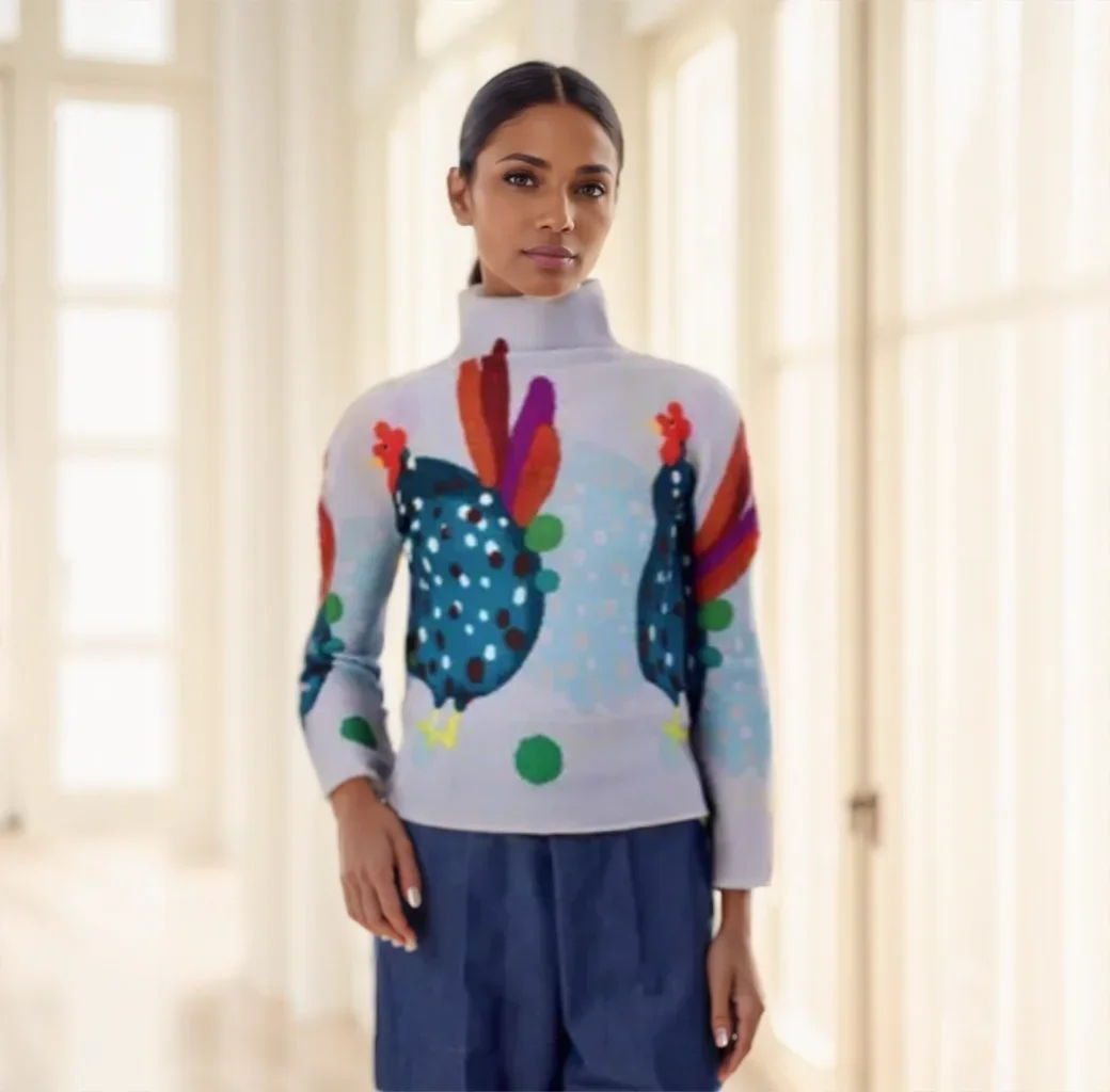 Miyake Pleated High Neck Long Sleeved Corn Folded Tops
Miyake Pleated High Neck Long Sleeved Corn Folded Tops