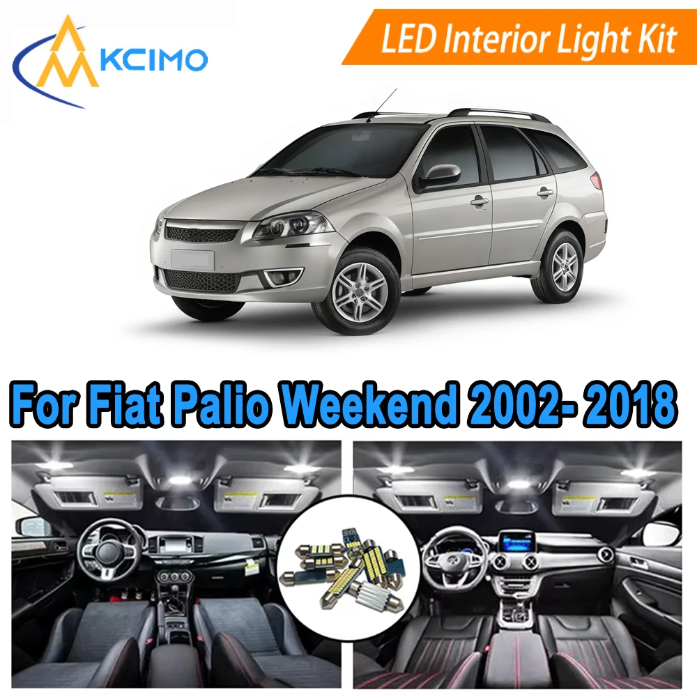 LED Interior Light Kit For Fiat Palio Weekend 2002-2018 - Set Upgrade for Map Dome Cargo Door Lights Easy Installation
LED Interior Light Kit For Fiat Palio Weekend 2002-2018 - Set Upgrade for Map Dome Cargo Door Lights Easy Installation