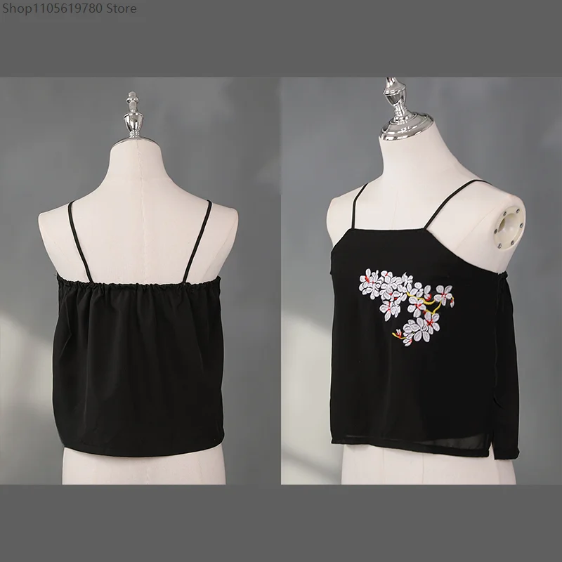 Chinese Traditional Camisoles Ethnic Style Chinese Blouse Lining Inside Tops Embroidery Shirts Hanfu Dance Performance Tank Tops
Chinese Traditional Camisoles Ethnic Style Chinese Blouse Lining Inside Tops Embroidery Shirts Hanfu Dance Performance Tank Tops