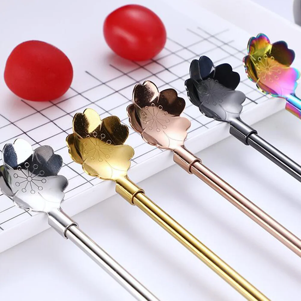 7pcs Stainless Steel Colorful Flower Design Reusable Drinking Straw Spoon For Cocktail Juice Coffee Metal Straw Spoon Outdoor
7pcs Stainless Steel Colorful Flower Design Reusable Drinking Straw Spoon For Cocktail Juice Coffee Metal Straw Spoon Outdoor