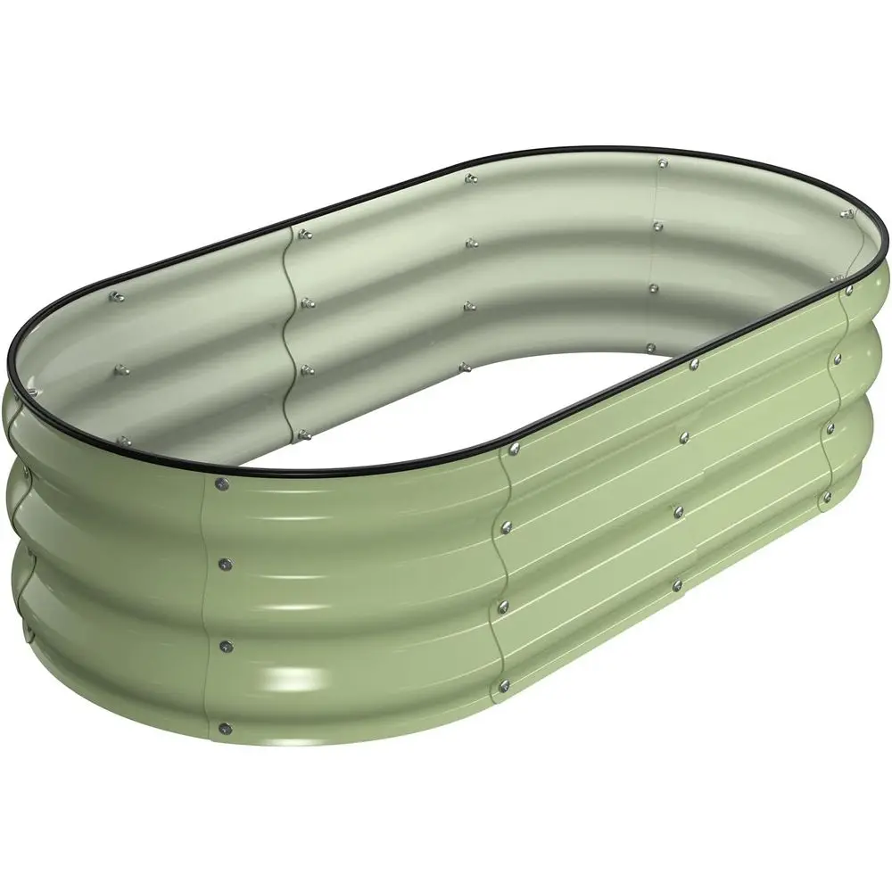 Galvanized 4x2x1ft Raised Garden Bed Kit, Outdoor Metal Planter Box for Vegetables, Herbs, with Safety Edging (Avocado Green)
Galvanized 4x2x1ft Raised Garden Bed Kit, Outdoor Metal Planter Box for Vegetables, Herbs, with Safety Edging (Avocado Green)