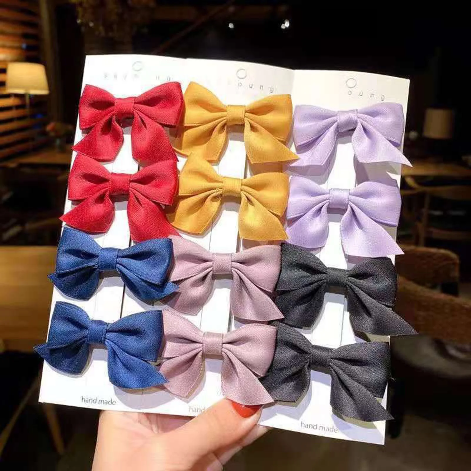 2Pcs Bowknot Hair Clip - Solid Color Cloth Hairpin for Women Girls - Vintage French Barrettes for Daily Hair Accessories
2Pcs Bowknot Hair Clip - Solid Color Cloth Hairpin for Women Girls - Vintage French Barrettes for Daily Hair Accessories